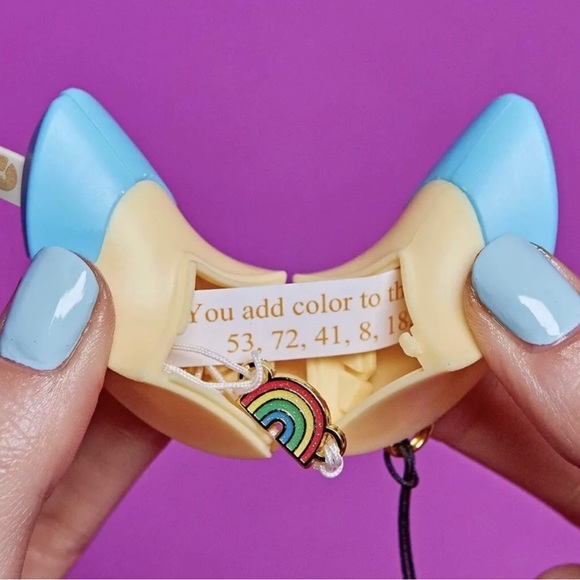 Lucky Fortune x4 Wear Your Luck Fortune Cookie Chinese Take-Out Box Series1 - Picture 3 of 7